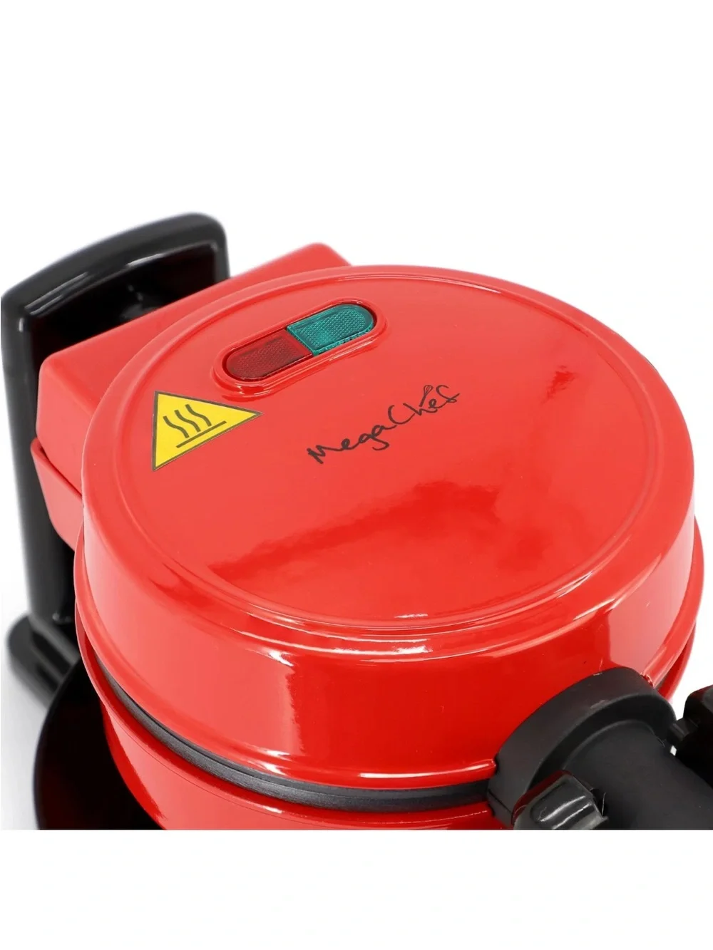 Mega chef Red Compact Electric Mini Waffle Maker